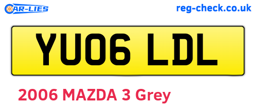 YU06LDL are the vehicle registration plates.