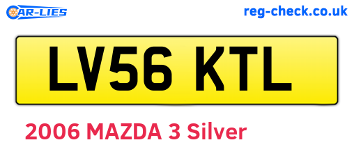 LV56KTL are the vehicle registration plates.