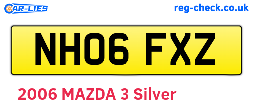 NH06FXZ are the vehicle registration plates.