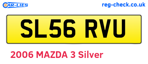 SL56RVU are the vehicle registration plates.