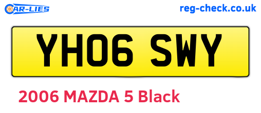 YH06SWY are the vehicle registration plates.