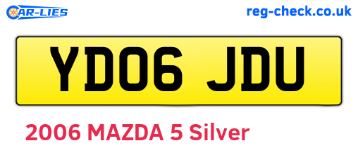 YD06JDU are the vehicle registration plates.