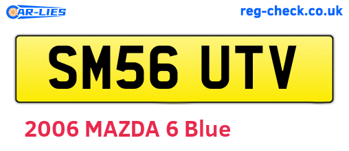 SM56UTV are the vehicle registration plates.