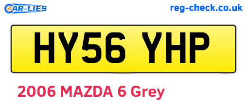HY56YHP are the vehicle registration plates.