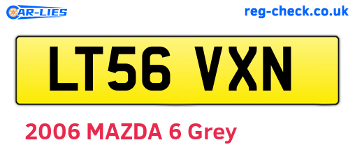 LT56VXN are the vehicle registration plates.