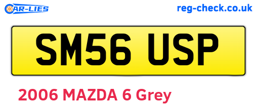 SM56USP are the vehicle registration plates.