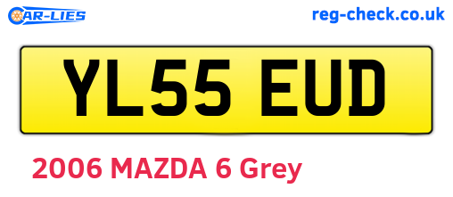 YL55EUD are the vehicle registration plates.