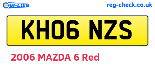 KH06NZS are the vehicle registration plates.