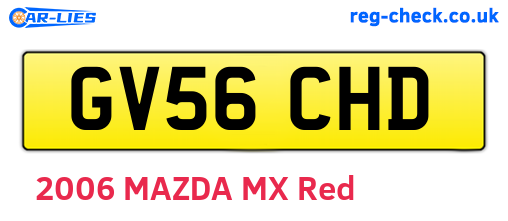 GV56CHD are the vehicle registration plates.