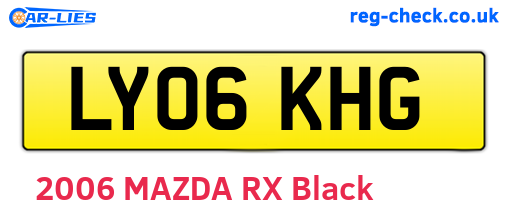LY06KHG are the vehicle registration plates.