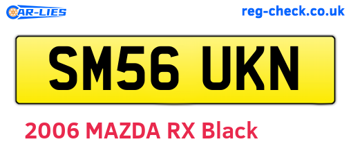SM56UKN are the vehicle registration plates.