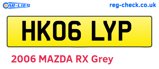 HK06LYP are the vehicle registration plates.