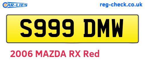 S999DMW are the vehicle registration plates.