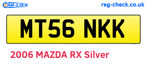 MT56NKK are the vehicle registration plates.