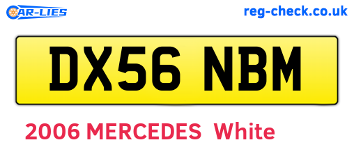 DX56NBM are the vehicle registration plates.