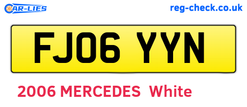 FJ06YYN are the vehicle registration plates.