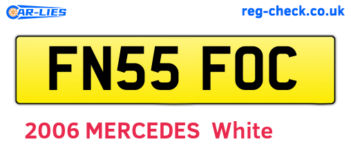 FN55FOC are the vehicle registration plates.
