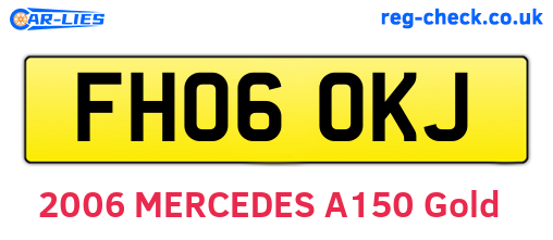 FH06OKJ are the vehicle registration plates.