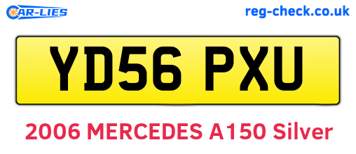 YD56PXU are the vehicle registration plates.