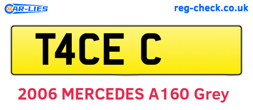 T4CEC are the vehicle registration plates.