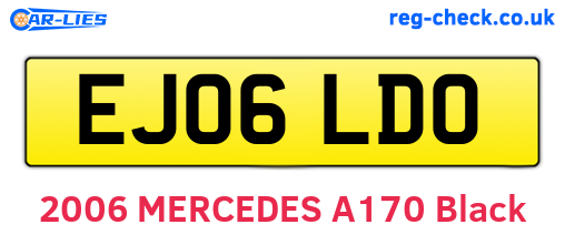 EJ06LDO are the vehicle registration plates.