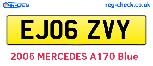 EJ06ZVY are the vehicle registration plates.