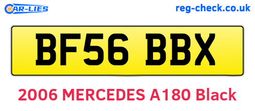 BF56BBX are the vehicle registration plates.