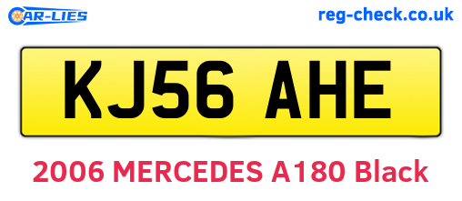 KJ56AHE are the vehicle registration plates.