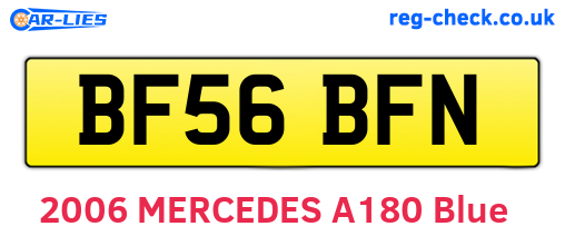 BF56BFN are the vehicle registration plates.