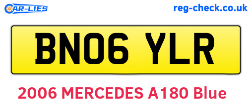 BN06YLR are the vehicle registration plates.