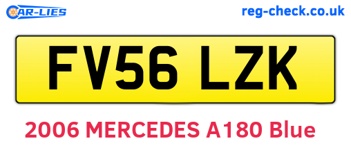 FV56LZK are the vehicle registration plates.
