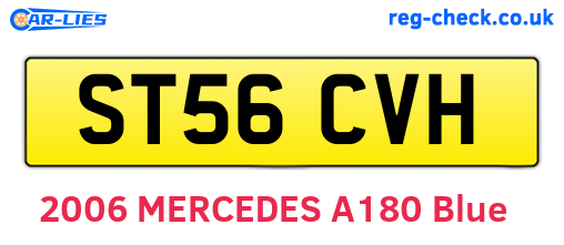 ST56CVH are the vehicle registration plates.