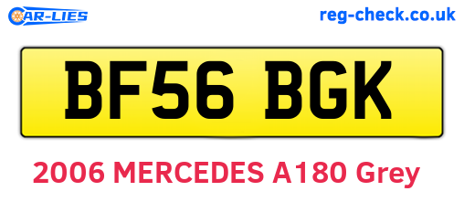 BF56BGK are the vehicle registration plates.