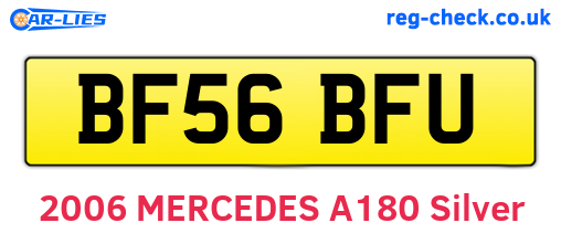 BF56BFU are the vehicle registration plates.