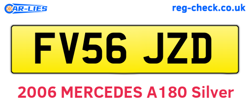 FV56JZD are the vehicle registration plates.
