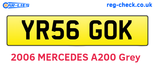 YR56GOK are the vehicle registration plates.
