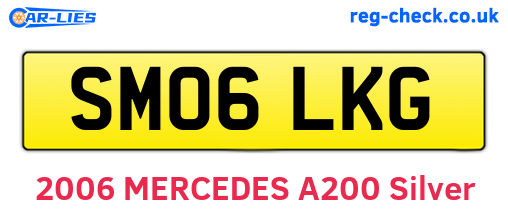 SM06LKG are the vehicle registration plates.