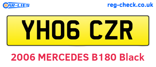 YH06CZR are the vehicle registration plates.