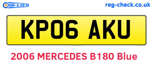 KP06AKU are the vehicle registration plates.