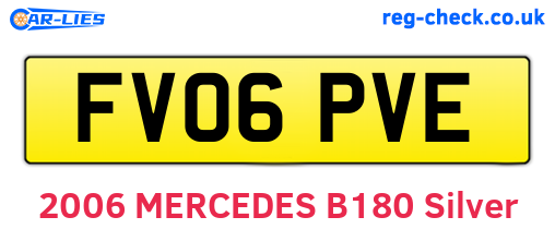 FV06PVE are the vehicle registration plates.