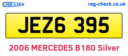 JEZ6395 are the vehicle registration plates.