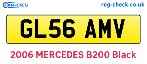 GL56AMV are the vehicle registration plates.