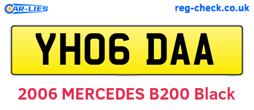 YH06DAA are the vehicle registration plates.