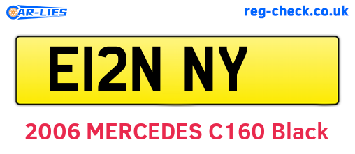 E12NNY are the vehicle registration plates.