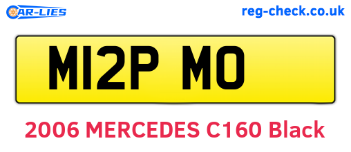 M12PMO are the vehicle registration plates.