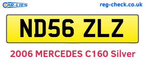 ND56ZLZ are the vehicle registration plates.