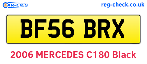 BF56BRX are the vehicle registration plates.