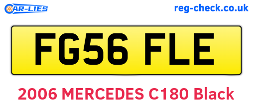 FG56FLE are the vehicle registration plates.