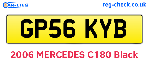 GP56KYB are the vehicle registration plates.