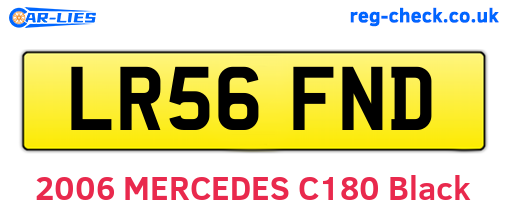 LR56FND are the vehicle registration plates.